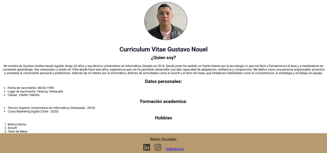 CV Gustavo Nouel